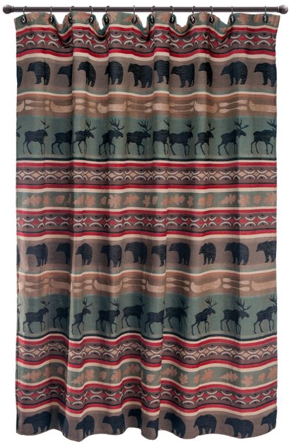 CARSTENS-JB6128 Backwoods Shower Curtain-1.jpg